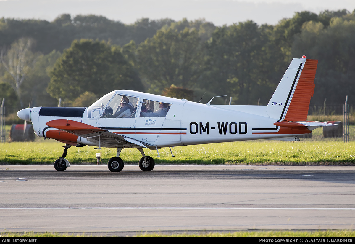 Aircraft Photo of OM-WOD | Zlin Z-43 | APN Avionics | AirHistory.net #174561