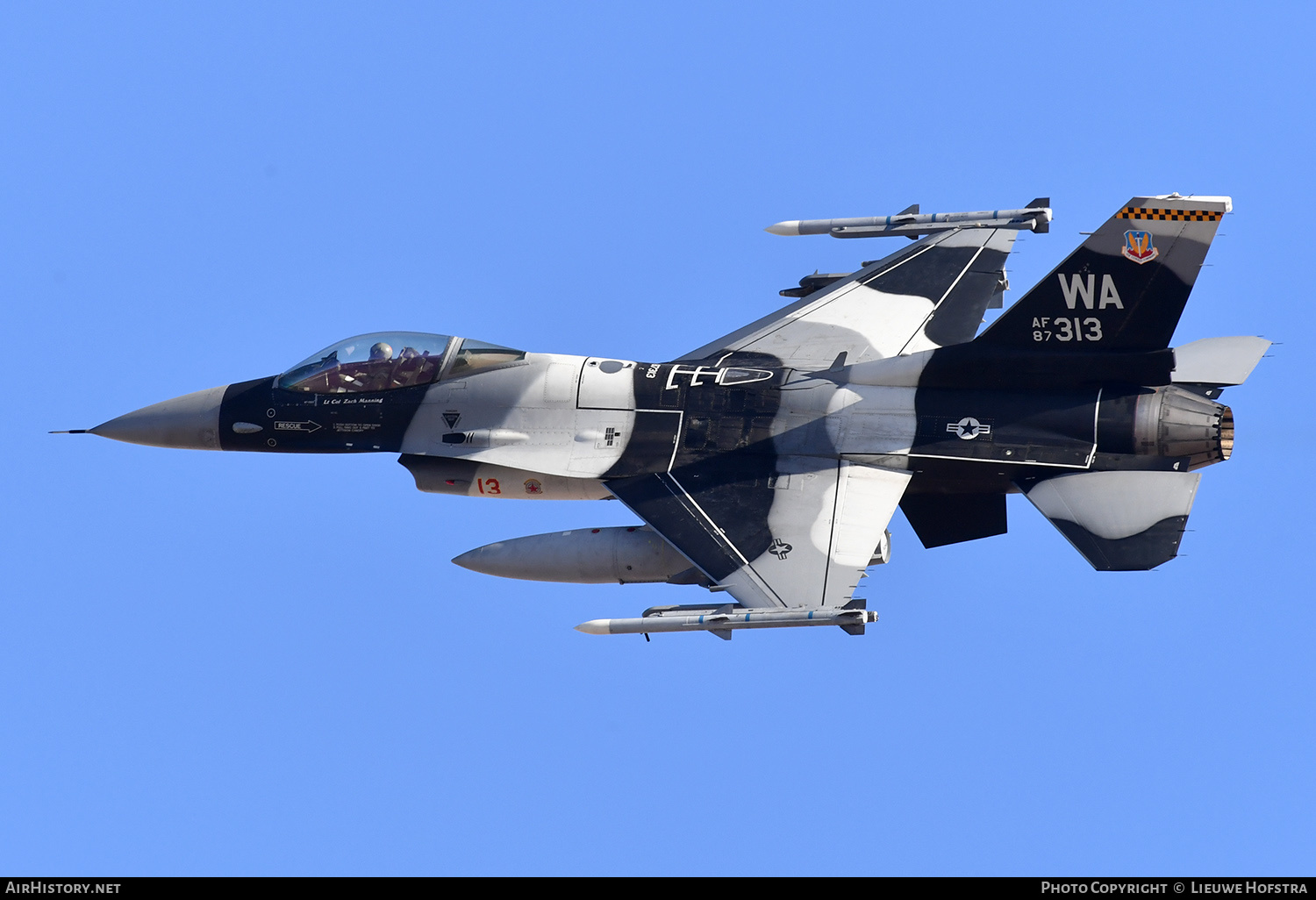 Aircraft Photo of 87-0313 / AF87-313 | General Dynamics F-16C Fighting Falcon | USA - Air Force | AirHistory.net #174564