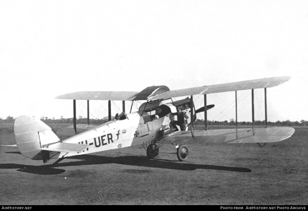 Aircraft Photo of VH-UER | de Havilland D.H. 50A | Australian Inland Mission | AirHistory.net #174566