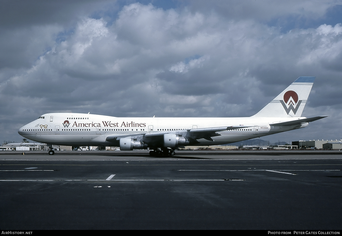 Aircraft Photo of N534AW | Boeing 747-206B | America West Airlines | AirHistory.net #174583