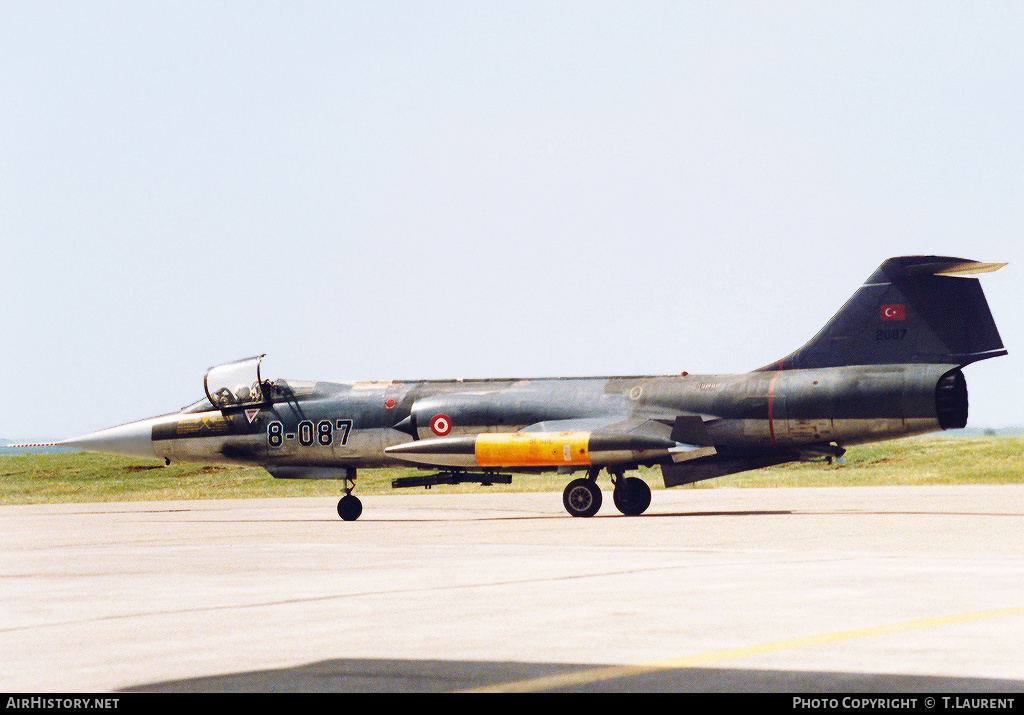 Aircraft Photo of 2087 | Lockheed F-104G Starfighter | Turkey - Air Force | AirHistory.net #174600