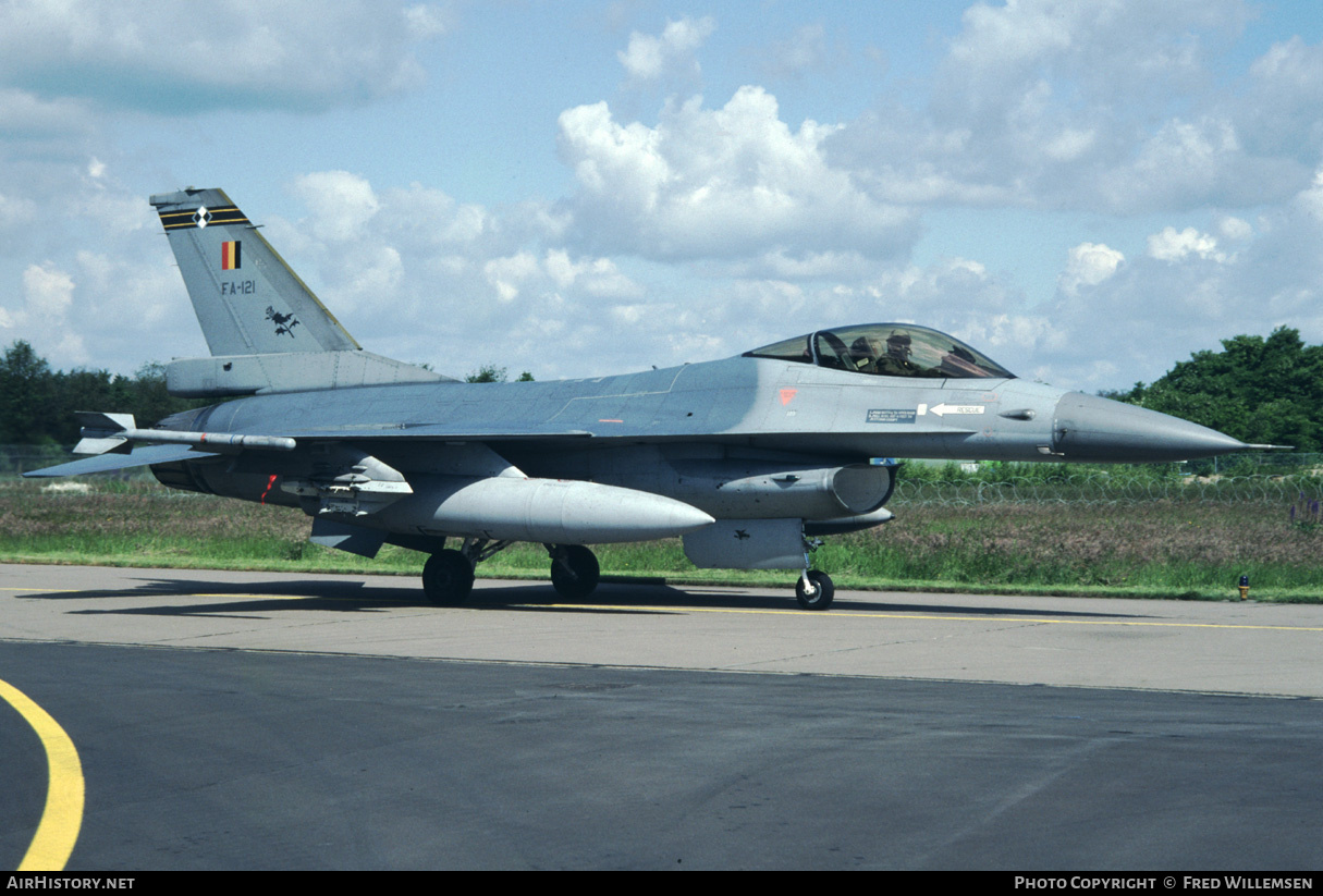 Aircraft Photo of FA-121 | General Dynamics F-16A Fighting Falcon | Belgium - Air Force | AirHistory.net #174621