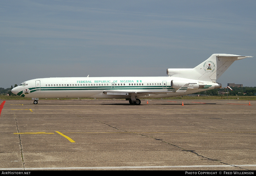 Aircraft Photo of 5N-FGN | Boeing 727-2N6/Adv(RE) Super 27 | Federal Republic of Nigeria | AirHistory.net #174638