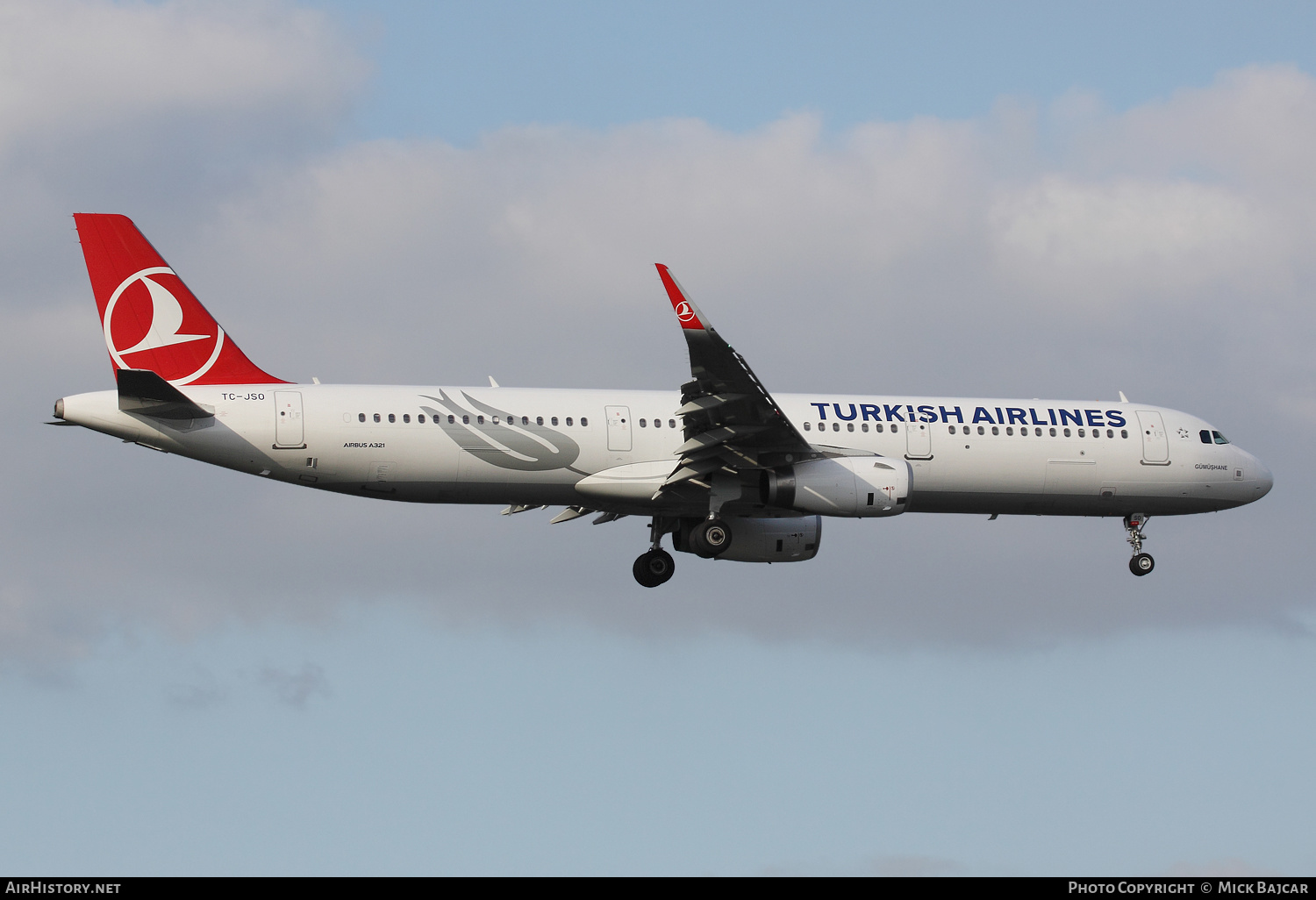 Aircraft Photo of TC-JSO | Airbus A321-231 | Turkish Airlines | AirHistory.net #174651