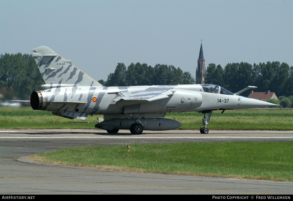 Aircraft Photo of C14-64 | Dassault Mirage F1M | Spain - Air Force | AirHistory.net #174654