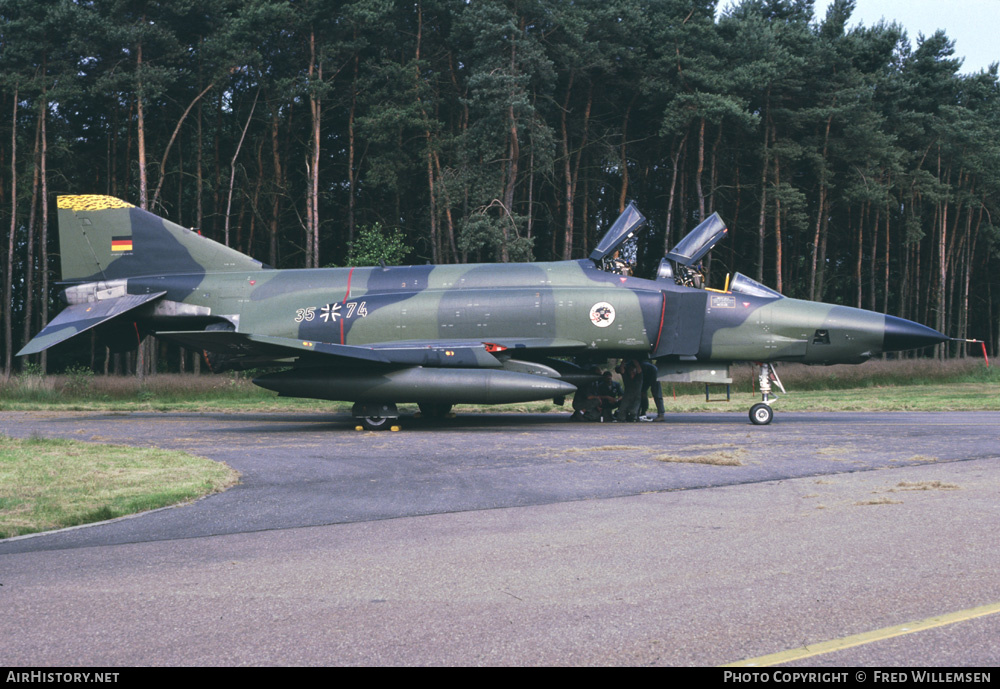 Aircraft Photo of 3574 | McDonnell Douglas RF-4E Phantom II | Germany - Air Force | AirHistory.net #174660