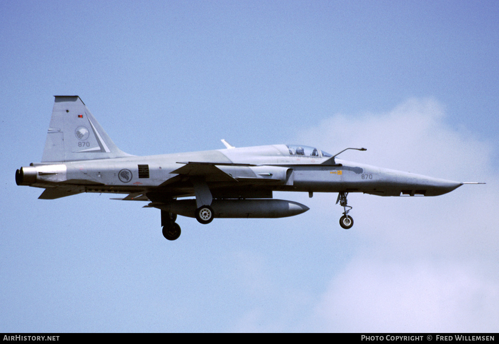 Aircraft Photo of 870 | Northrop RF-5S Tigereye | Singapore - Air Force | AirHistory.net #174692