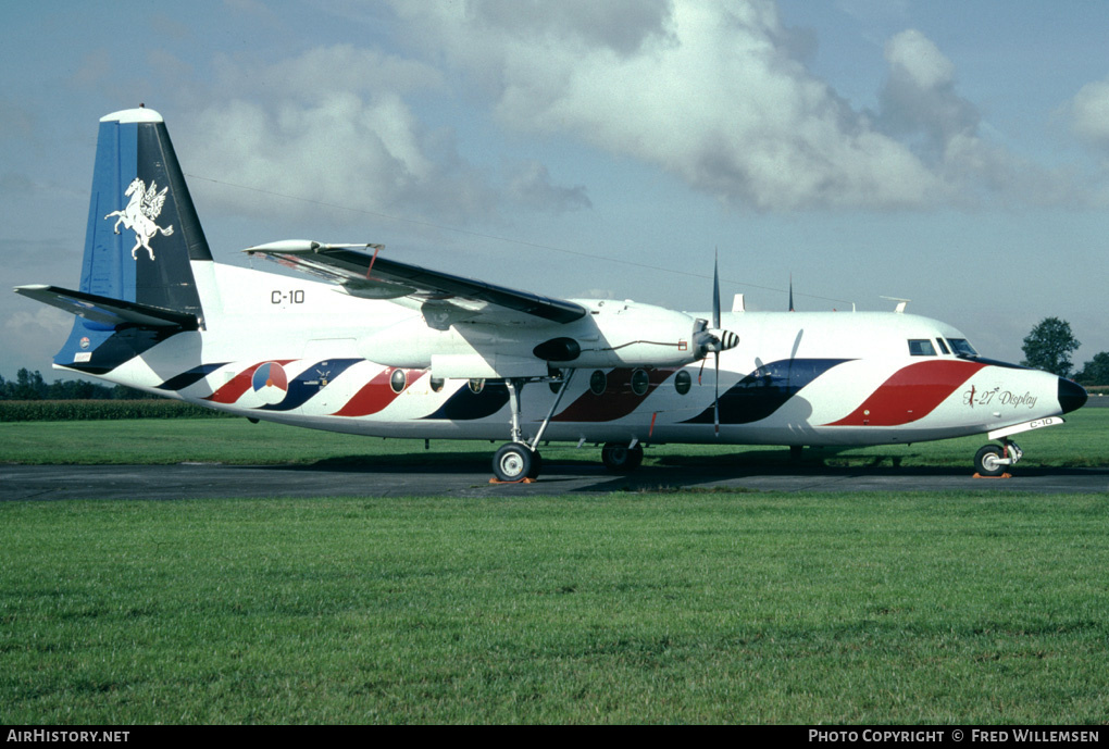 Aircraft Photo of C-10 | Fokker F27-300M Troopship | Netherlands - Air Force | AirHistory.net #174714