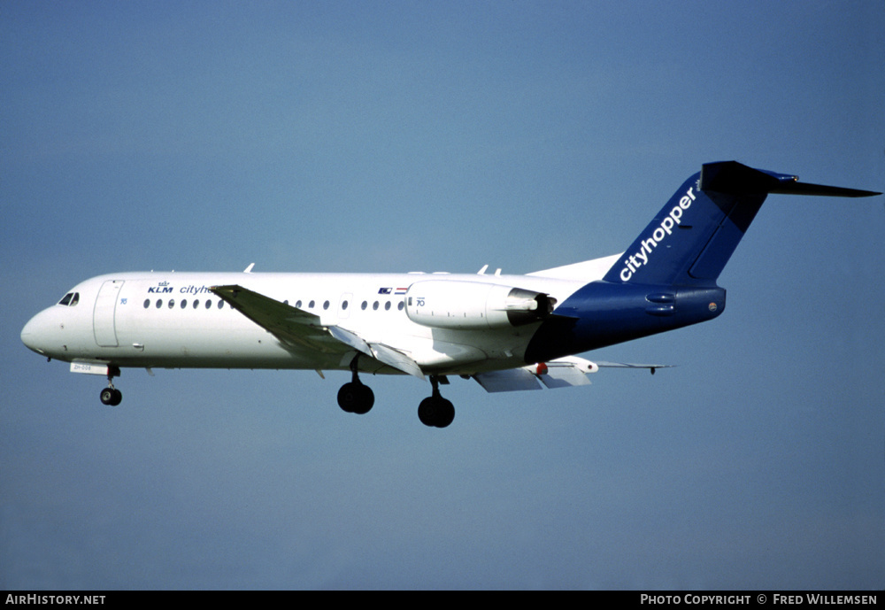 Aircraft Photo of PH-KZH | Fokker 70 (F28-0070) | KLM Cityhopper | AirHistory.net #174719