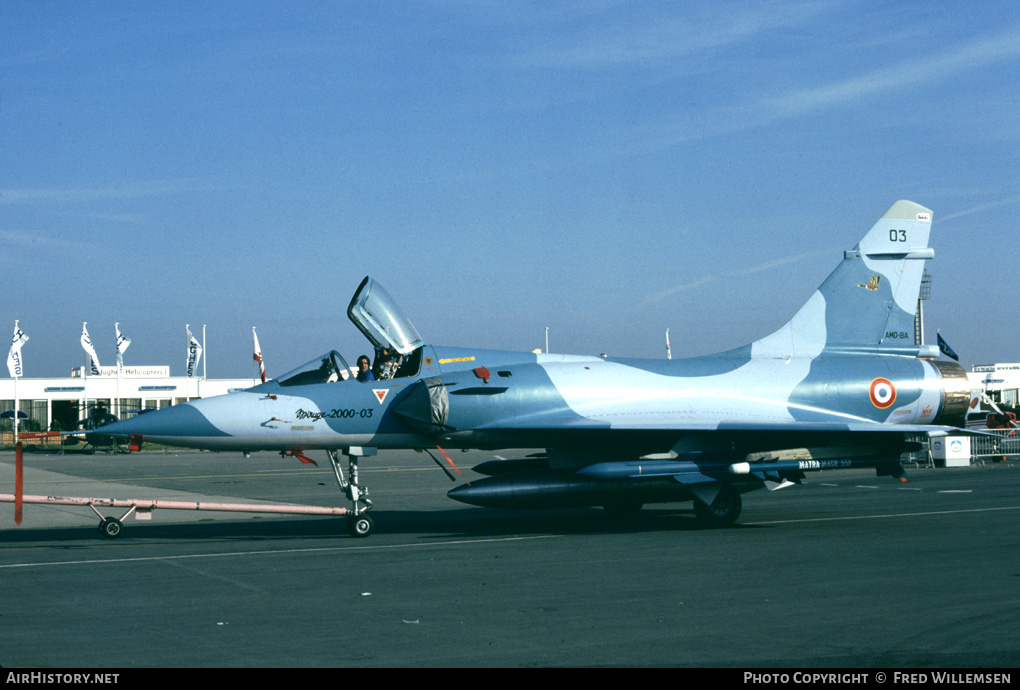 Aircraft Photo of 03 | Dassault Mirage 2000C | France - Air Force | AirHistory.net #174727