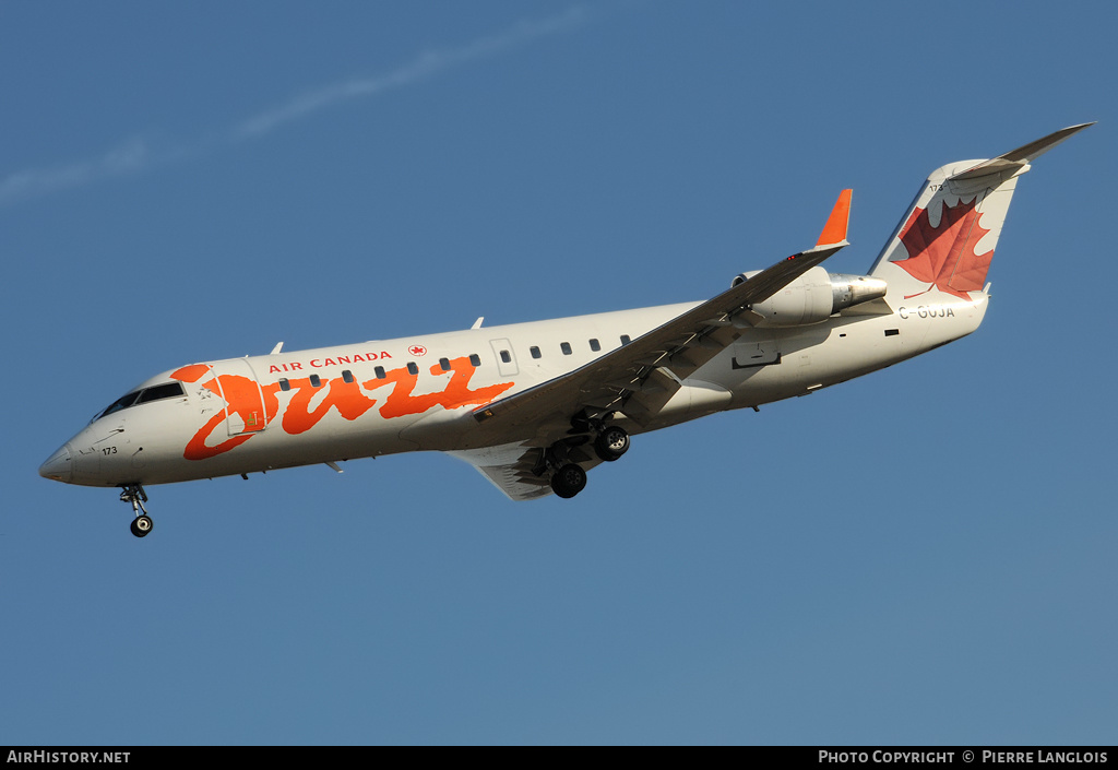 Aircraft Photo of C-GUJA | Bombardier CRJ-200ER (CL-600-2B19) | Air Canada Jazz | AirHistory.net #174785