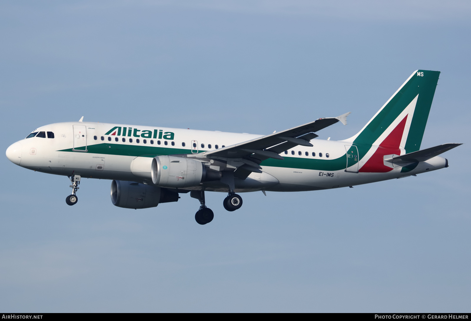 Aircraft Photo of EI-IMS | Airbus A319-111 | Alitalia | AirHistory.net #174792