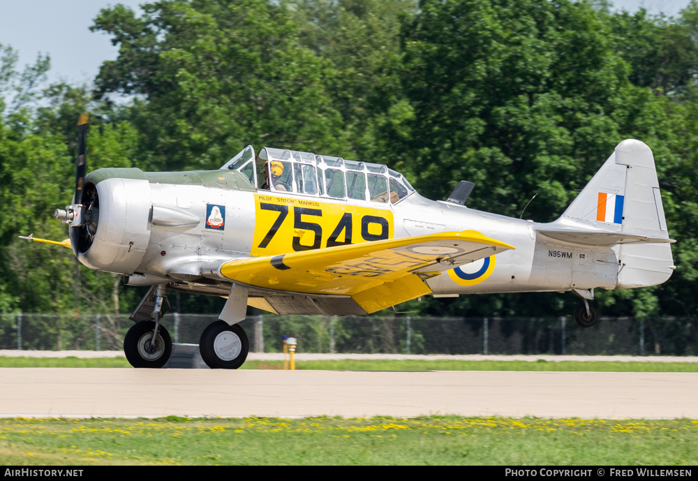 Aircraft Photo of N95WM | North American AT-6D Texan | South Africa - Air Force | AirHistory.net #174810