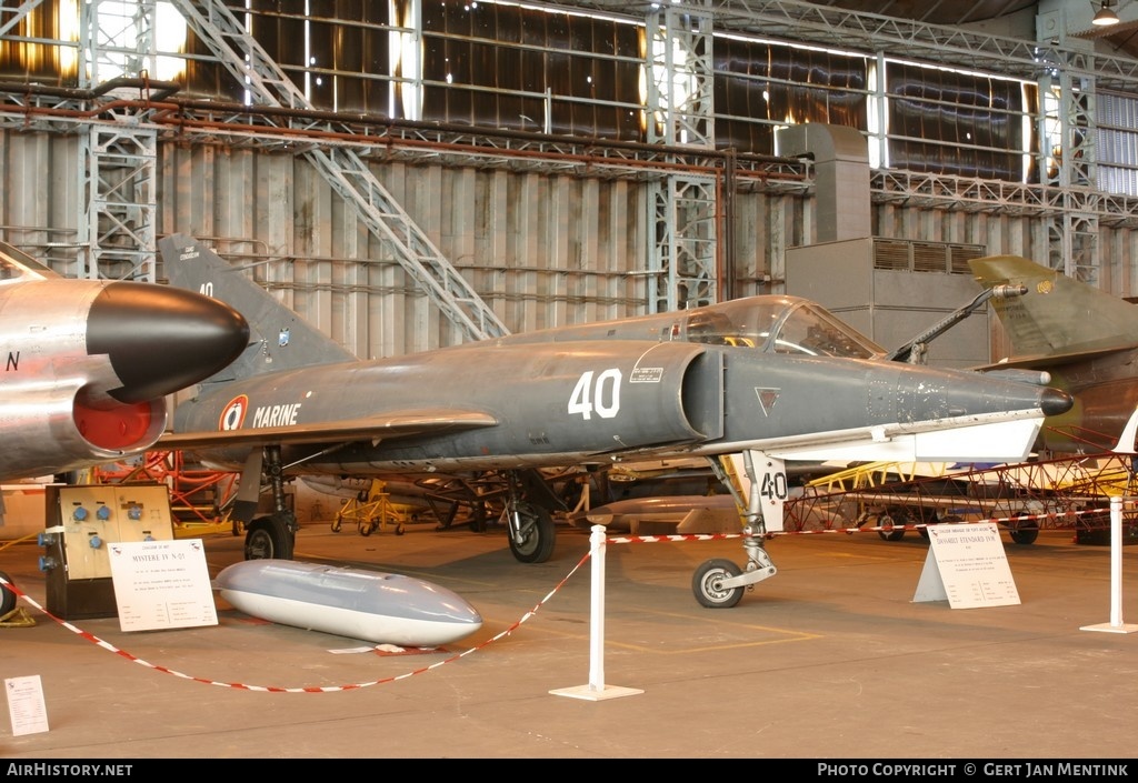 Aircraft Photo of 40 | Dassault Etendard IVM | France - Navy | AirHistory.net #174826