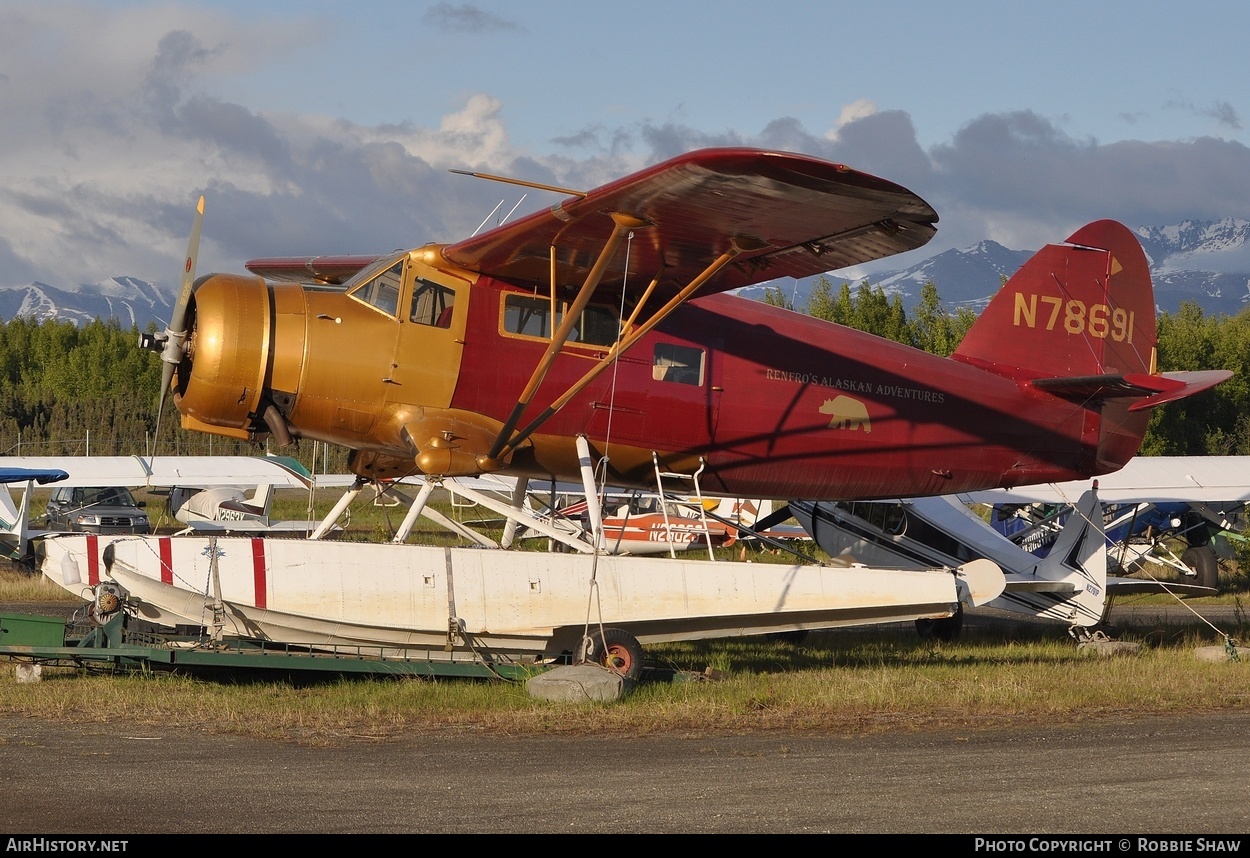 Aircraft Photo of N78691 | Noorduyn UC-64A Norseman (VI/C-64A) | Renfro's Alaskan Adventures | AirHistory.net #174837