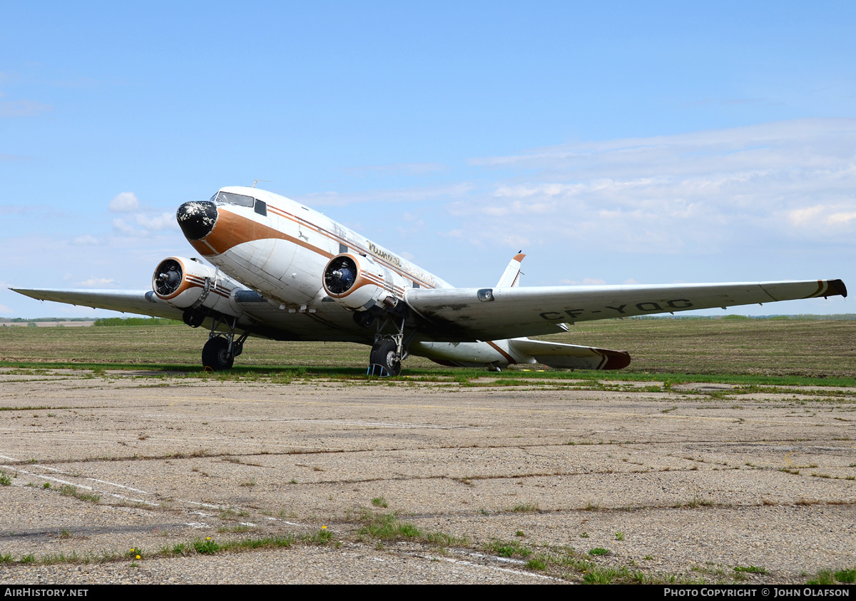 Aircraft Photo of C-FYQG | Douglas DC-3(C) | Nunasi Central Airlines | AirHistory.net #174849