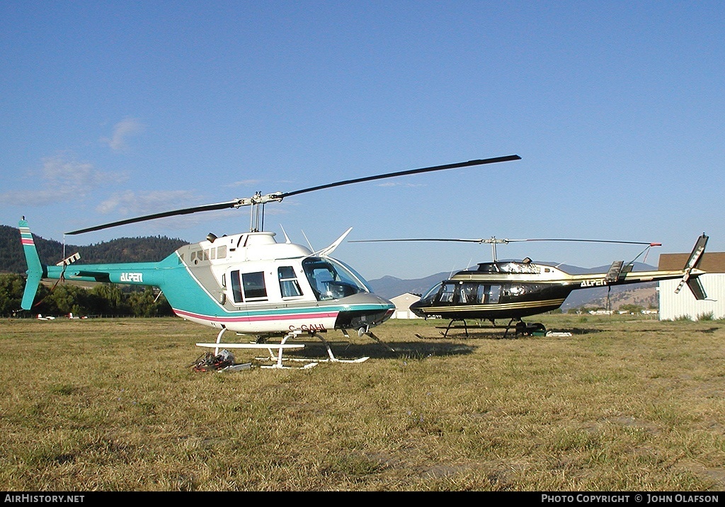 Aircraft Photo of C-GAHL | Bell 206B JetRanger II | Alpen Helicopters | AirHistory.net #174851