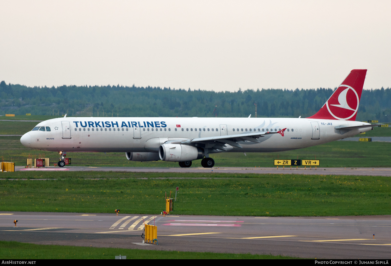 Aircraft Photo of TC-JRZ | Airbus A321-231 | Turkish Airlines | AirHistory.net #174880