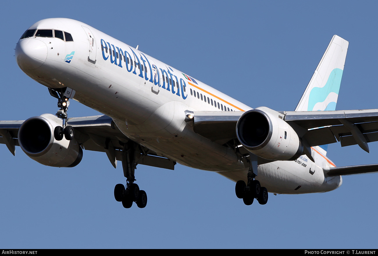 Aircraft Photo of CS-TLX | Boeing 757-2G5 | Euro Atlantic Airways | AirHistory.net #174913
