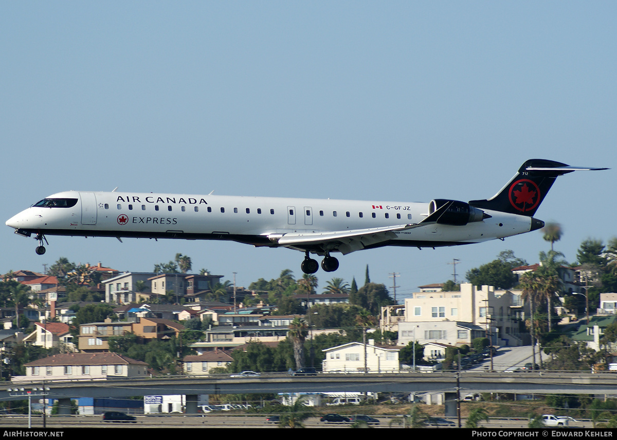 Aircraft Photo of C-GFJZ | Bombardier CRJ-900 (CL-600-2D24) | Air Canada Express | AirHistory.net #174969