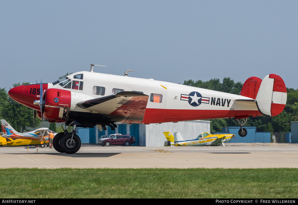 Aircraft Photo of N165X | Beech E18S | USA - Navy | AirHistory.net #174987