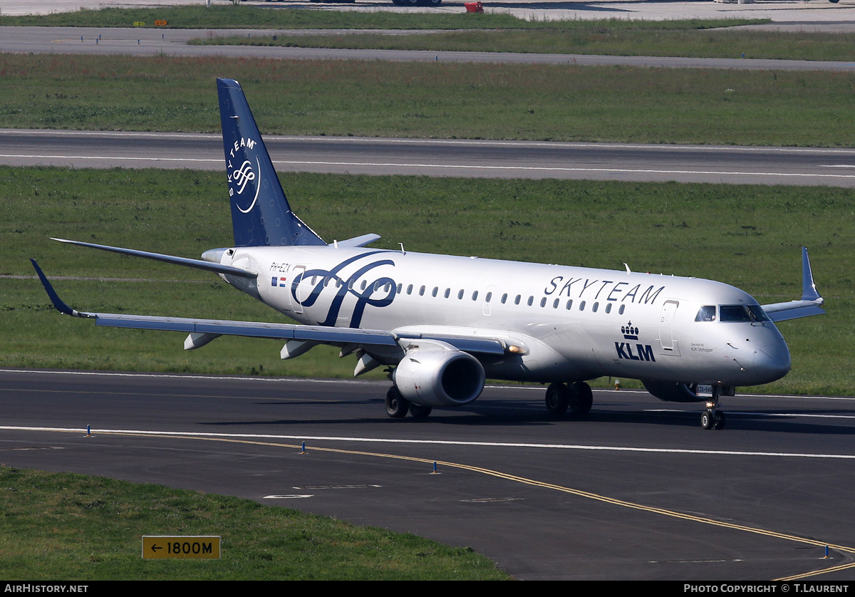 Aircraft Photo of PH-EZX | Embraer 190STD (ERJ-190-100STD) | KLM - Royal Dutch Airlines | AirHistory.net #174999