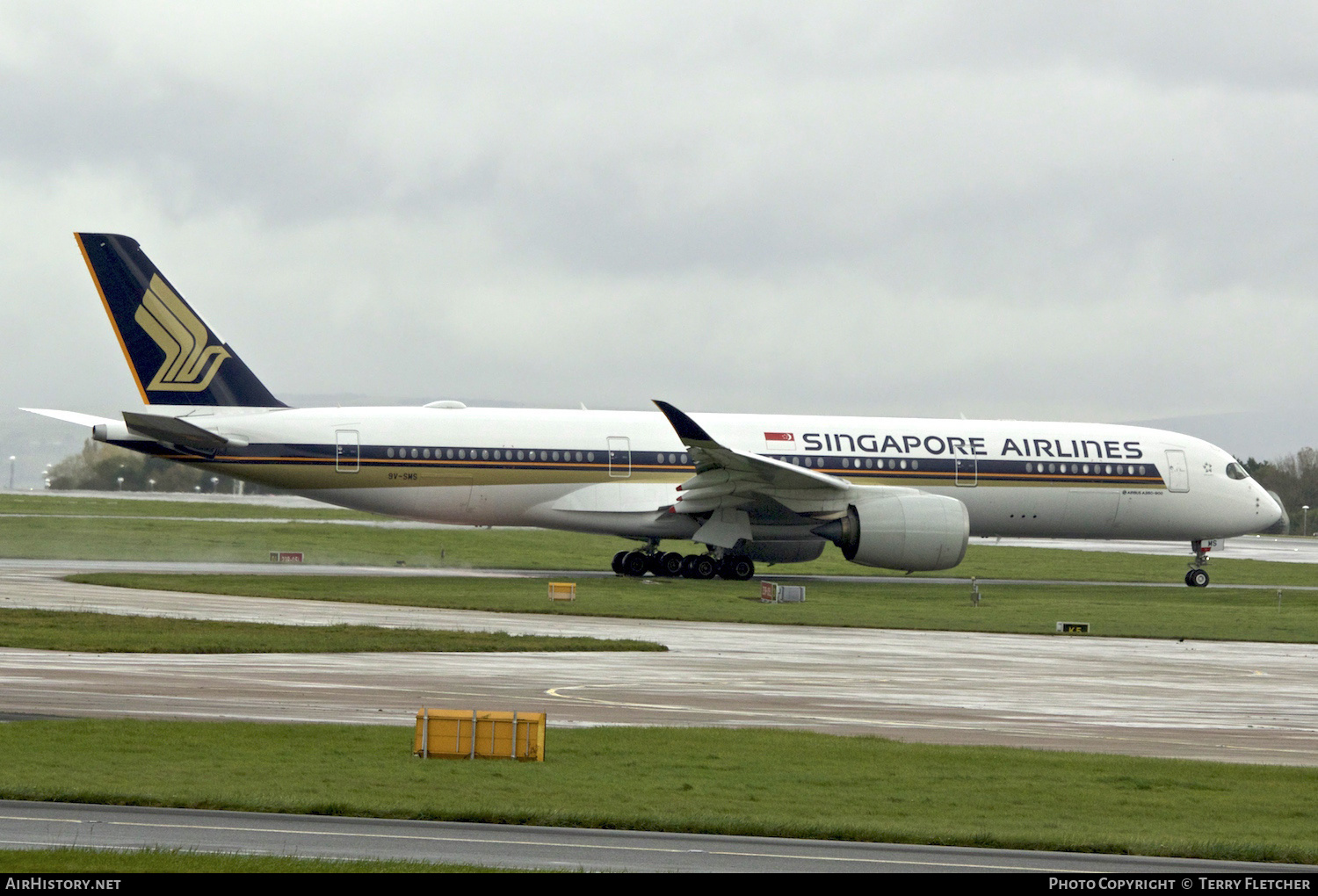 Aircraft Photo of 9V-SMS | Airbus A350-941 | Singapore Airlines | AirHistory.net #175001