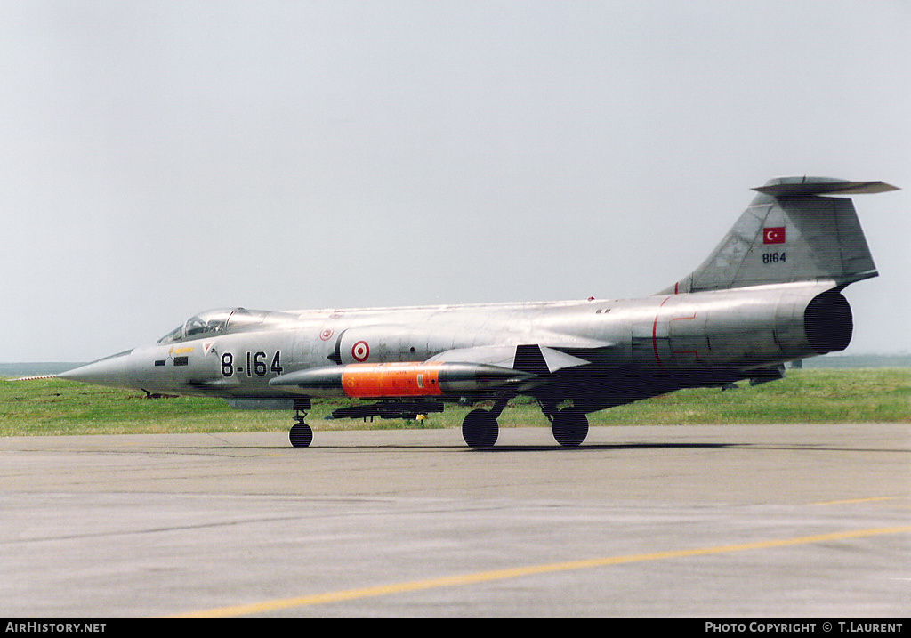 Aircraft Photo of 8164 | Lockheed F-104G Starfighter | Turkey - Air Force | AirHistory.net #175049
