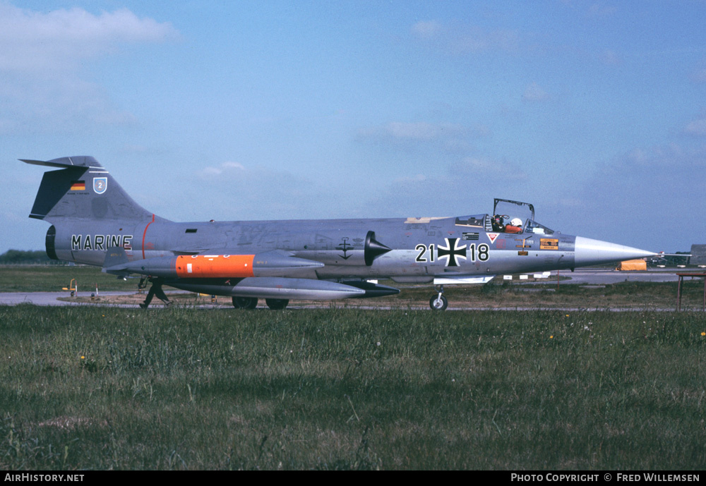 Aircraft Photo of 2118 | Lockheed RF-104G Starfighter | Germany - Navy | AirHistory.net #175052