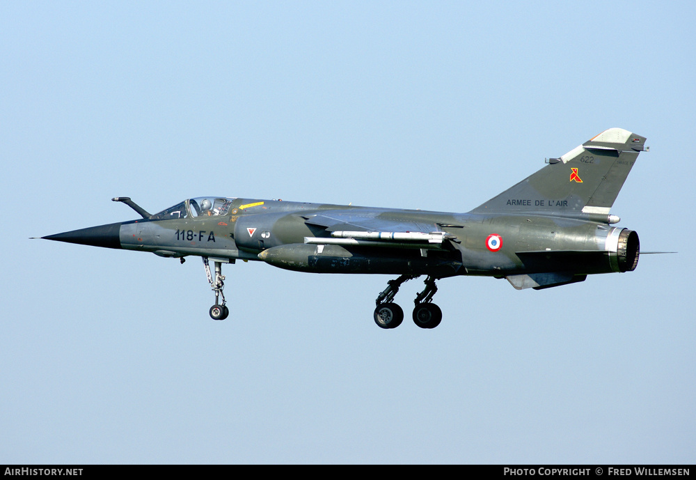 Aircraft Photo of 622 | Dassault Mirage F1CR | France - Air Force | AirHistory.net #175058