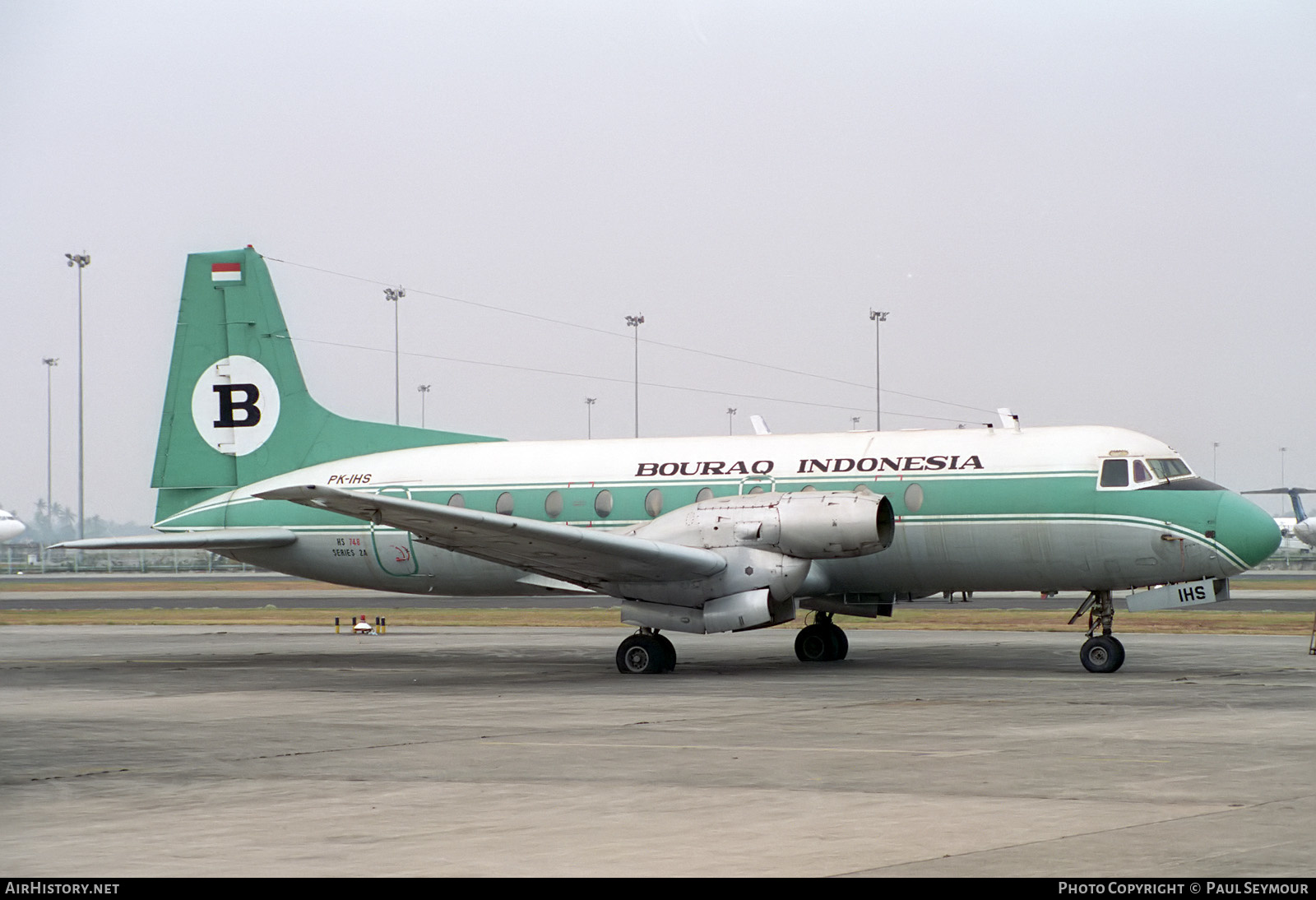 Aircraft Photo of PK-IHS | Hawker Siddeley HS-748 Srs2A/234 | Bouraq Indonesia Airlines | AirHistory.net #175101