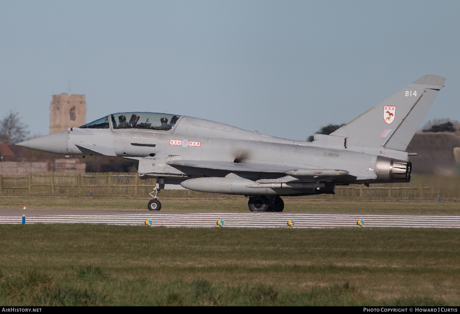 Aircraft Photo of ZJ814 | Eurofighter EF-2000 Typhoon T3 | UK - Air Force | AirHistory.net #175123