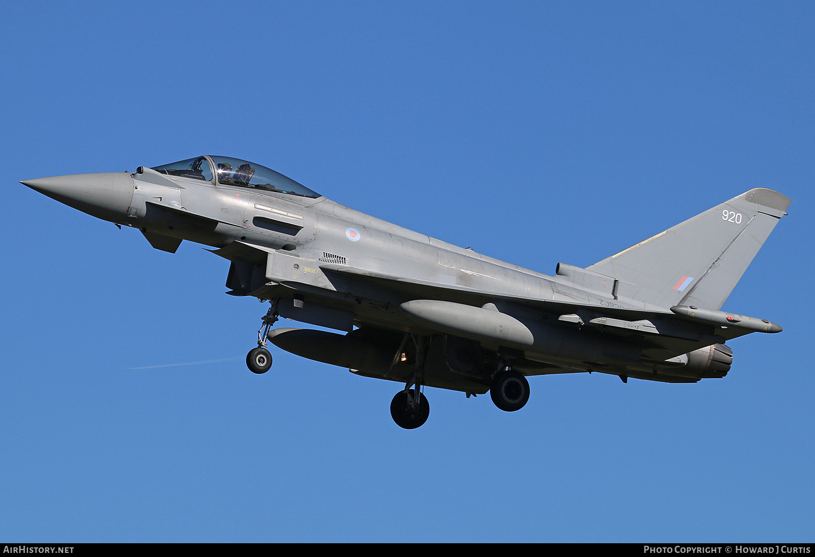 Aircraft Photo of ZJ920 | Eurofighter EF-2000 Typhoon FGR4 | UK - Air Force | AirHistory.net #175129