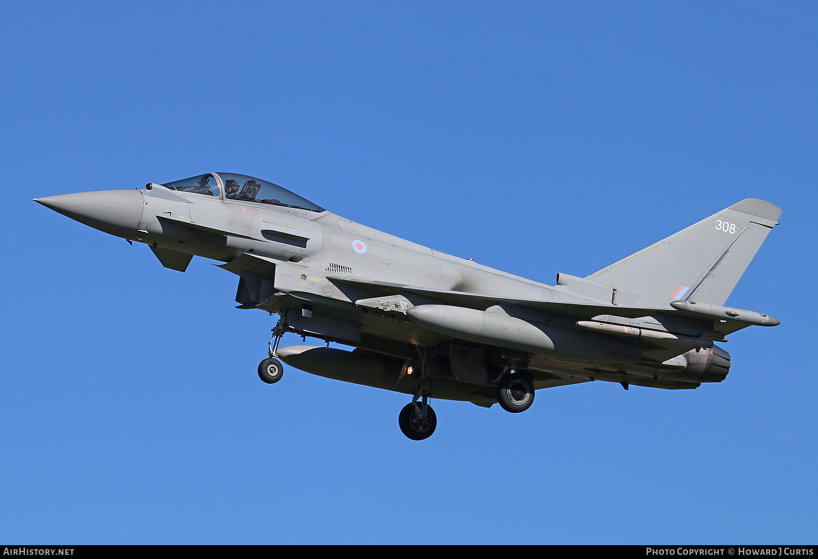 Aircraft Photo of ZK308 | Eurofighter EF-2000 Typhoon FGR4 | UK - Air Force | AirHistory.net #175145