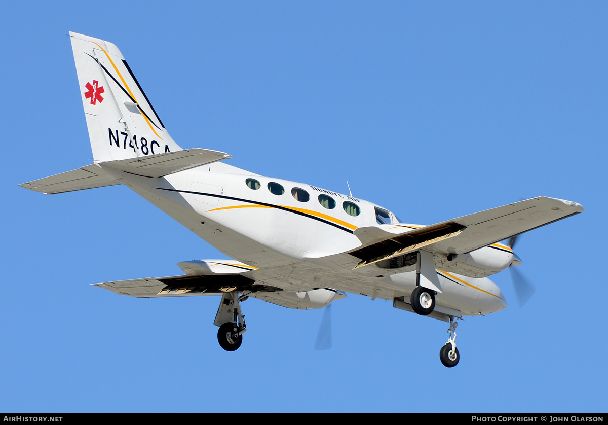 Aircraft Photo of N748CA | Cessna 421C Golden Eagle | Desert Air | AirHistory.net #175152
