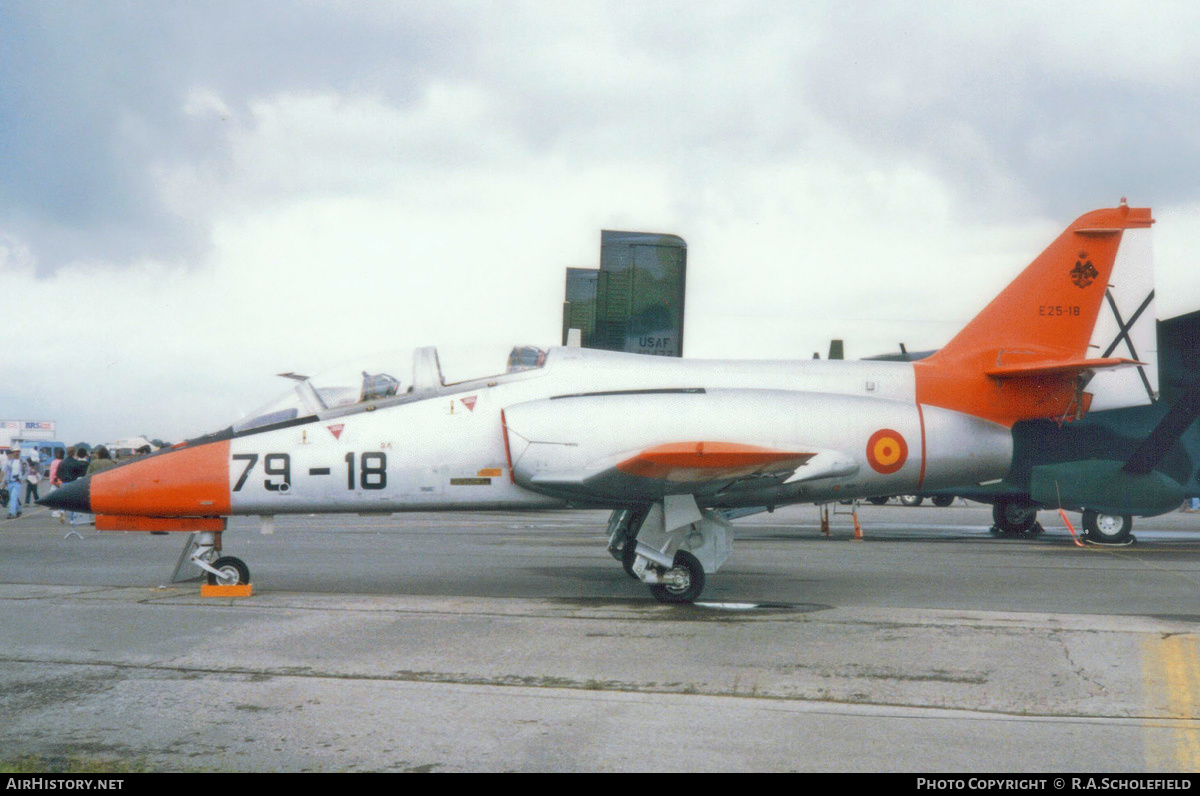 Aircraft Photo of E.25-18 | CASA C101EB Aviojet | Spain - Air Force | AirHistory.net #175177