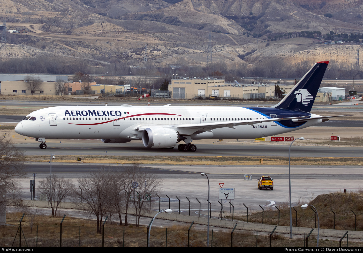 Aircraft Photo of N438AM | Boeing 787-9 Dreamliner | AeroMéxico | AirHistory.net #175199