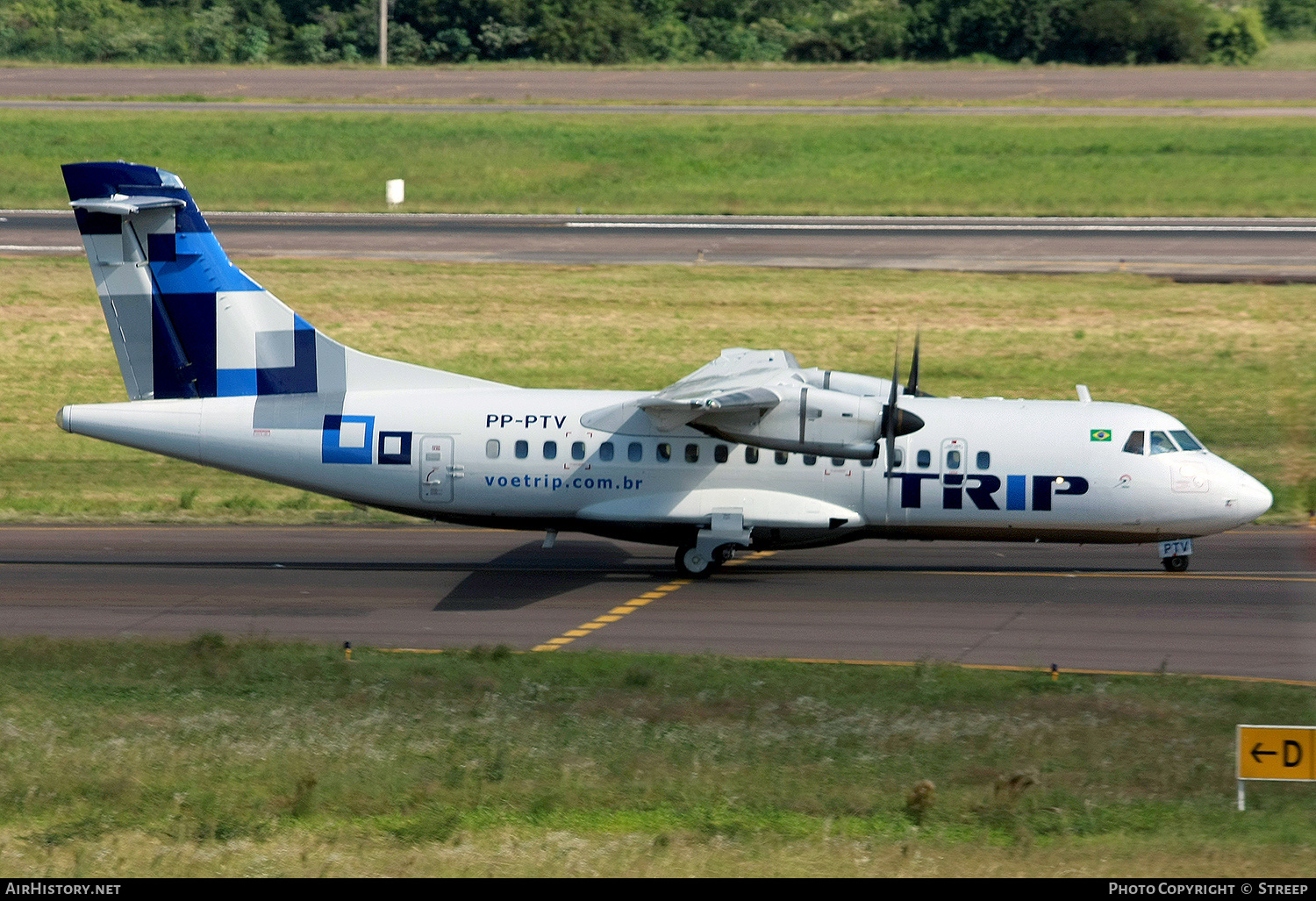 Aircraft Photo of PP-PTV | ATR ATR-42-500 | TRIP Linhas Aéreas | AirHistory.net #175234