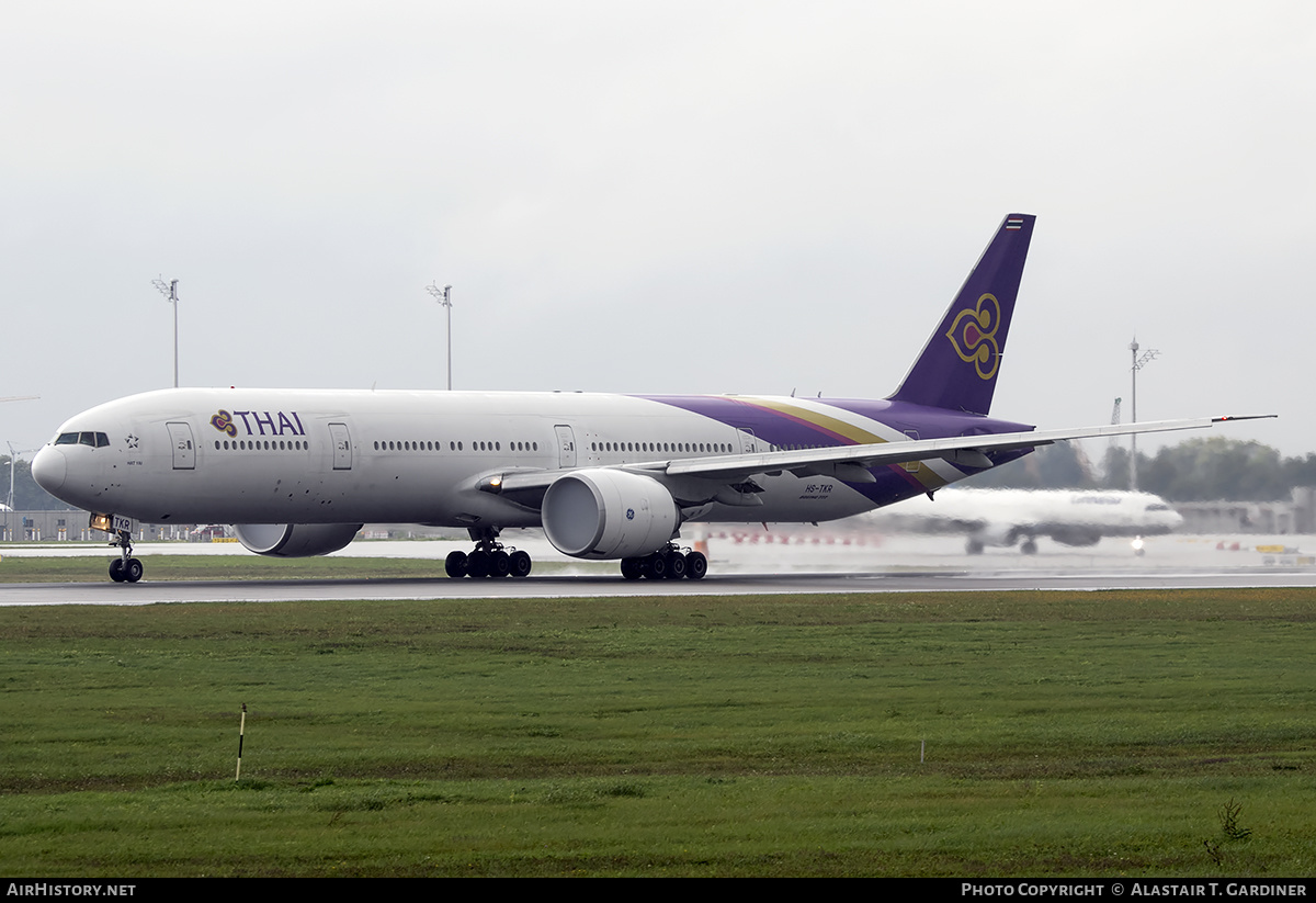 Aircraft Photo of HS-TKR | Boeing 777-3AL/ER | Thai Airways International | AirHistory.net #175239