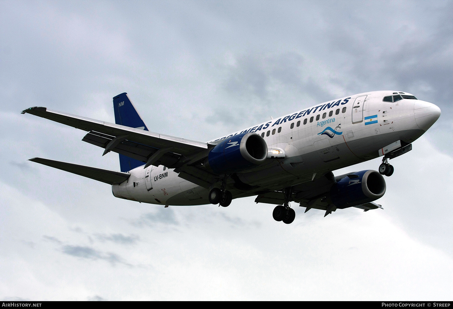 Aircraft Photo of LV-BNM | Boeing 737-5K5 | Aerolíneas Argentinas | AirHistory.net #175263