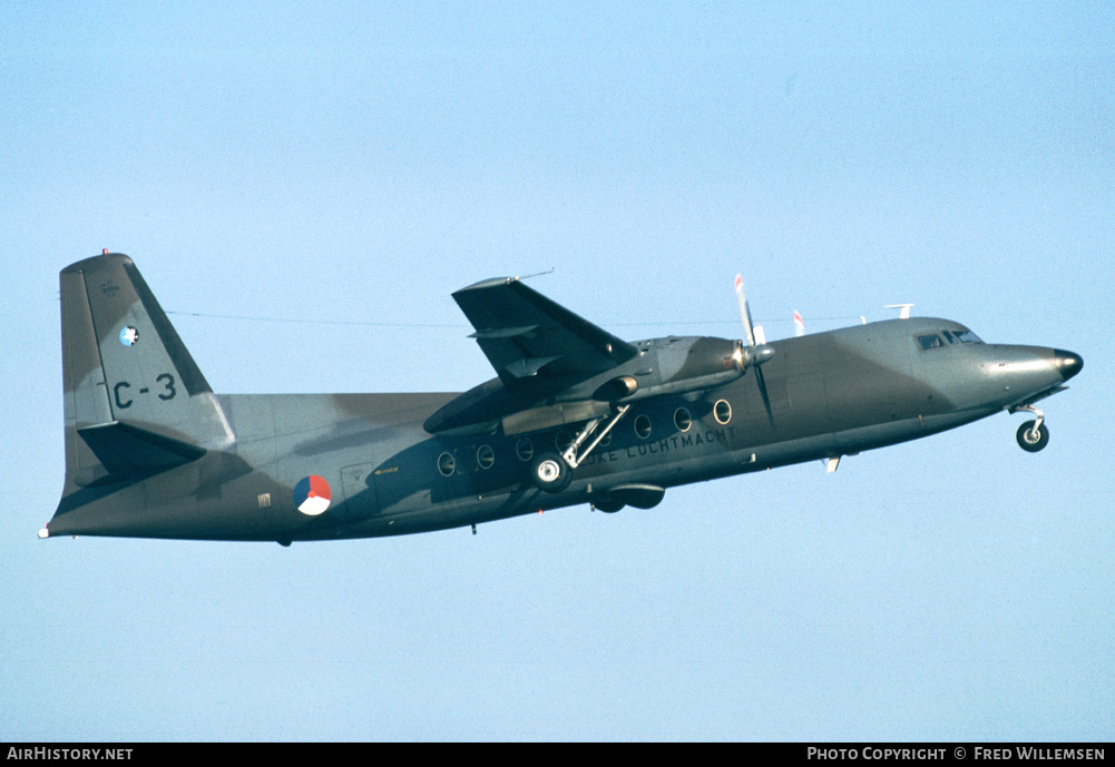 Aircraft Photo of C-3 | Fokker F27-100 Friendship | Netherlands - Air Force | AirHistory.net #175352