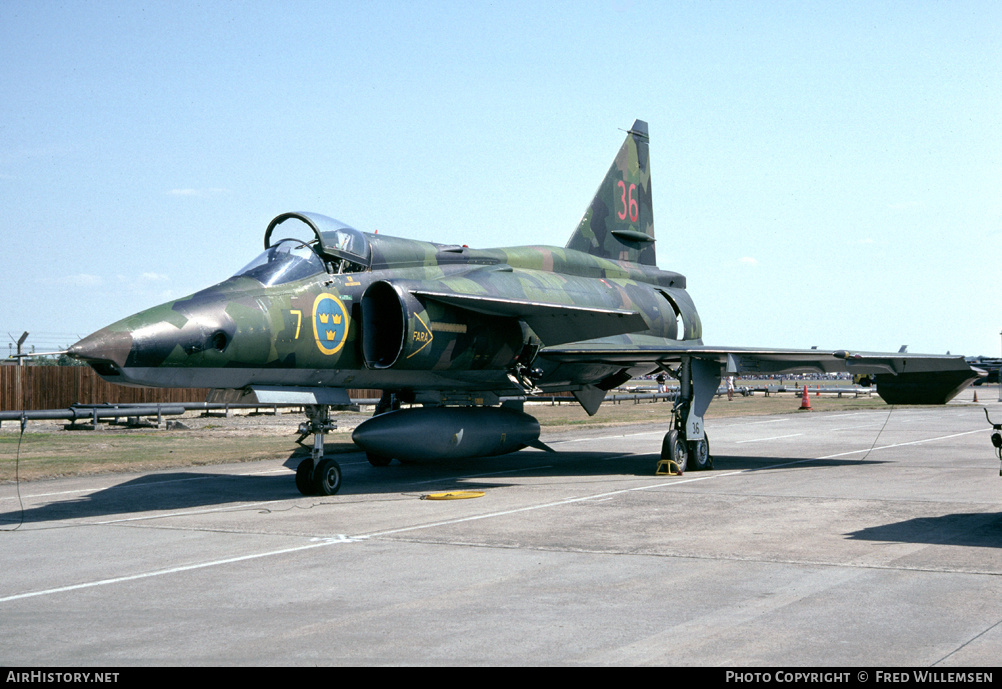 Aircraft Photo of 37962 | Saab SF37 Viggen | Sweden - Air Force | AirHistory.net #175360
