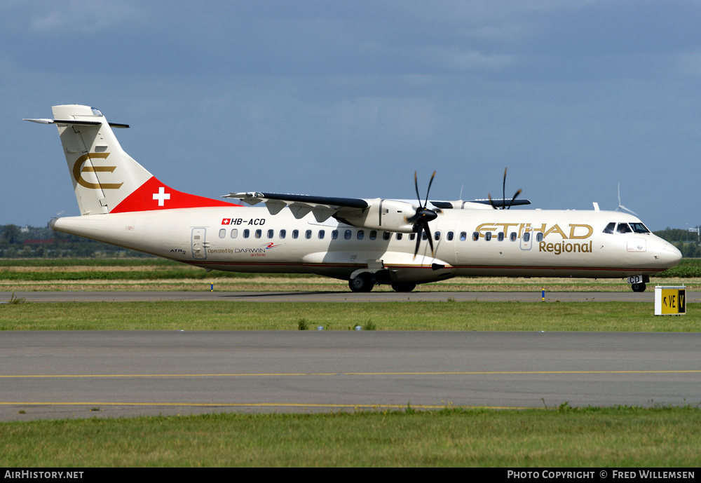 Aircraft Photo of HB-ACD | ATR ATR-72-500 (ATR-72-212A) | Etihad Regional | AirHistory.net #175367