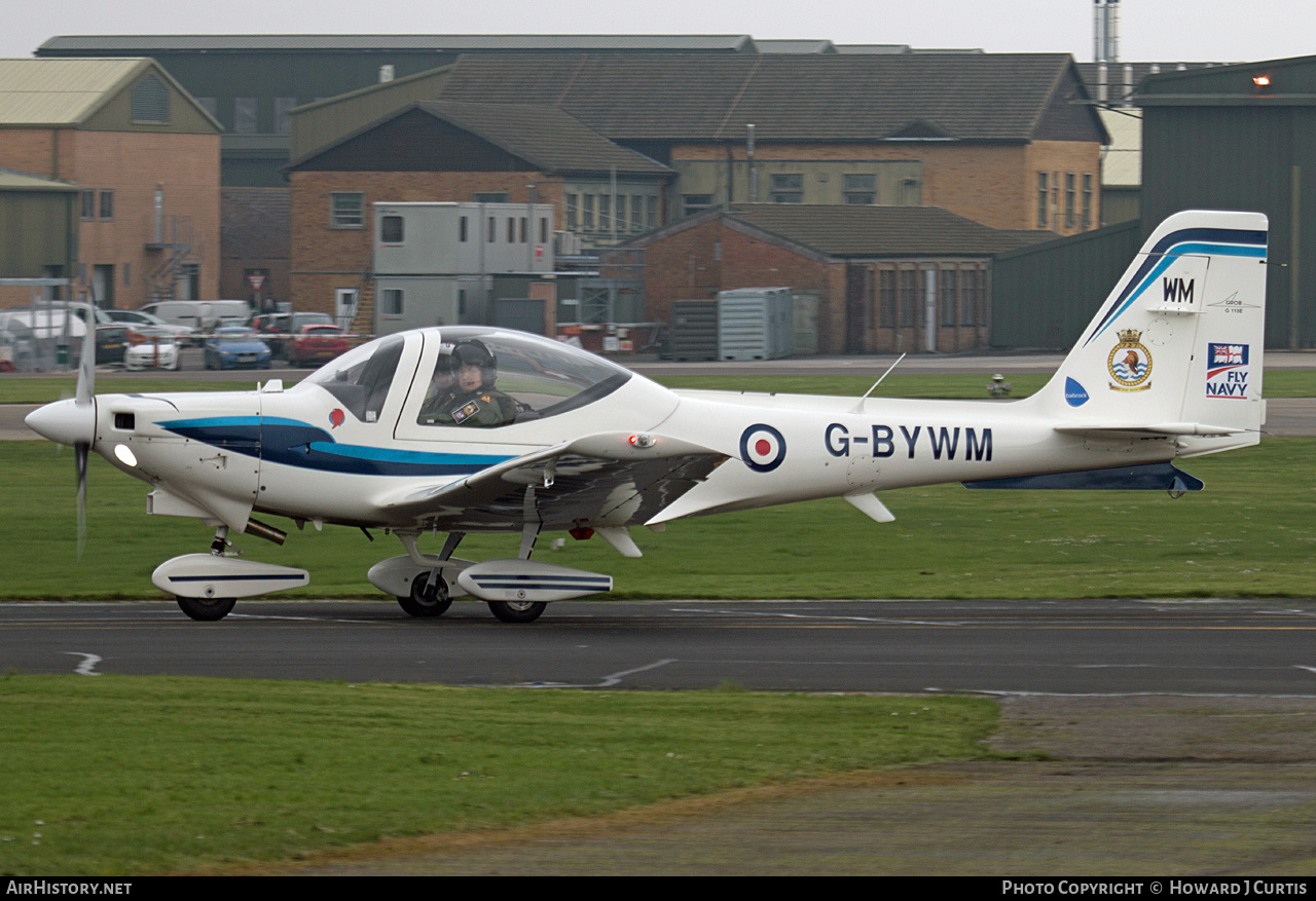 Aircraft Photo of G-BYWM | Grob G-115E Tutor | UK - Navy | AirHistory.net #175485