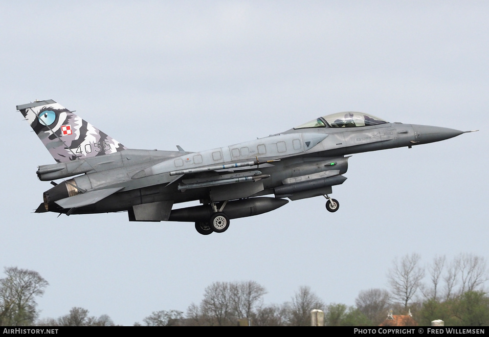 Aircraft Photo of 4055 | Lockheed Martin F-16CJ Fighting Falcon | Poland - Air Force | AirHistory.net #175500
