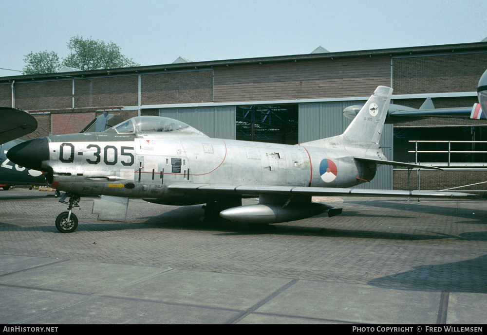 Aircraft Photo of Q-305 | North American F-86K Sabre | Netherlands - Air Force | AirHistory.net #175517