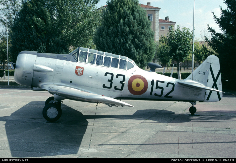 Aircraft Photo of C6-152 | North American SNJ-5 Texan | Spain - Air Force | AirHistory.net #175525