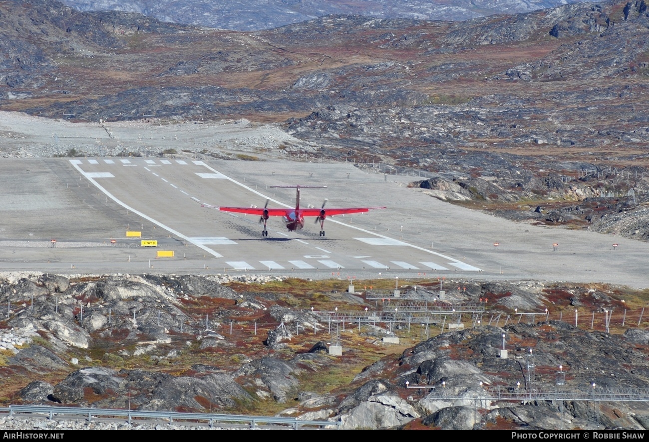 Aircraft Photo of OY-GRH | Bombardier DHC-8-202Q Dash 8 | Air Greenland | AirHistory.net #175568