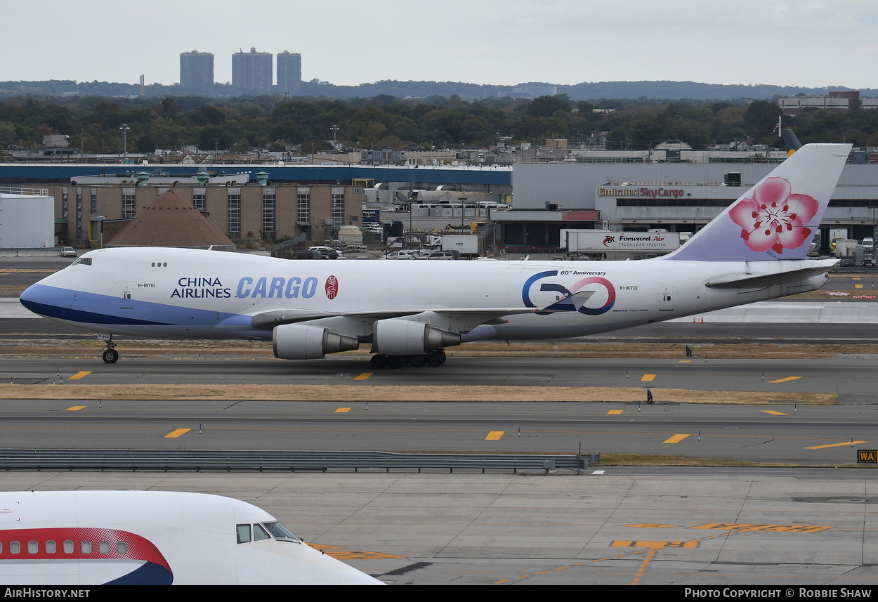 Aircraft Photo of B-18701 | Boeing 747-409F/SCD | China Airlines Cargo | AirHistory.net #175572