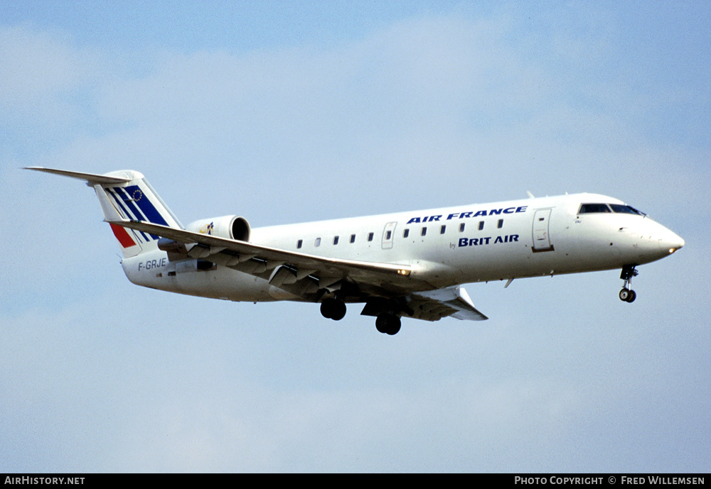 Aircraft Photo of F-GRJE | Canadair CRJ-100ER (CL-600-2B19) | Air France | AirHistory.net #175578